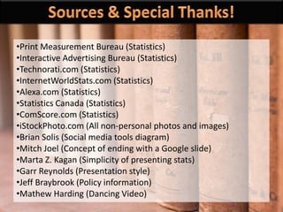 Social Media & Canadian Government Usage Examples