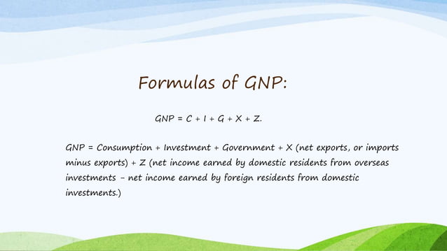 GDP, GNP, NNP, NDP, REAL GDP, NOMINAL GDP, GDP DEFLATOR | PPTX