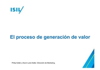 Planeación del producto:
naturaleza y contenido de un plan
de marketing
Philip Kotler y Kevin Lane Keller. Dirección de Marketing.
 