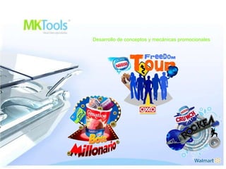 Desarrollo de conceptos y mecánicas promocionales 