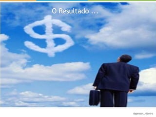 O Resultado ...




                  @gerson_ribeiro
 