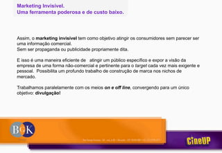 Mkt Invisivel Cinema