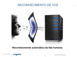 RECONHECIMENTO DE VOZ Reconhecimento automático da fala humana. 