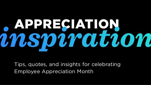 appreciation inspiration tips quotes