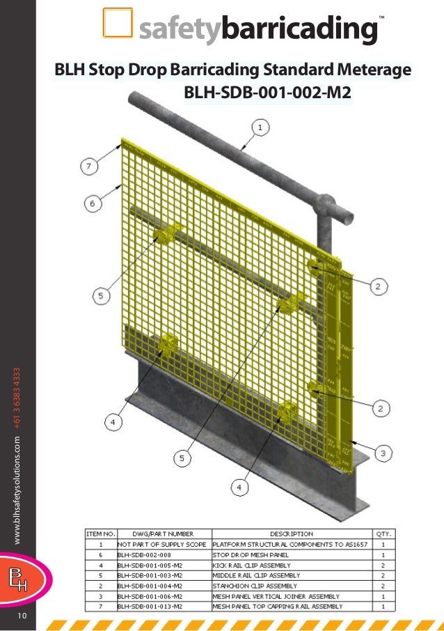 BLH Stop Drop safety system for all industries