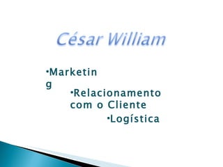 Marketing Relacionamento com o Cliente Logística 