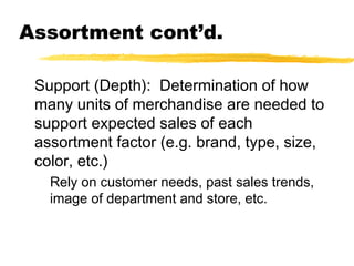 Mkt 335 chapters 12 & 13 merchandise planning | PPT