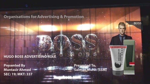 hugo boss promo