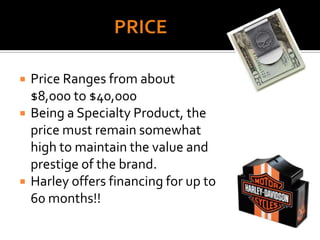 Specially made saddle bags and other accessories unique to Harley Sales Decline