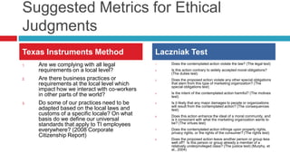 Social Contract Theory in a Global Marketing Context | PPTX