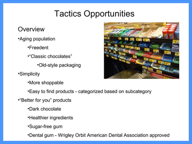Wrigley Checkstand Candy Category Review | PPT
