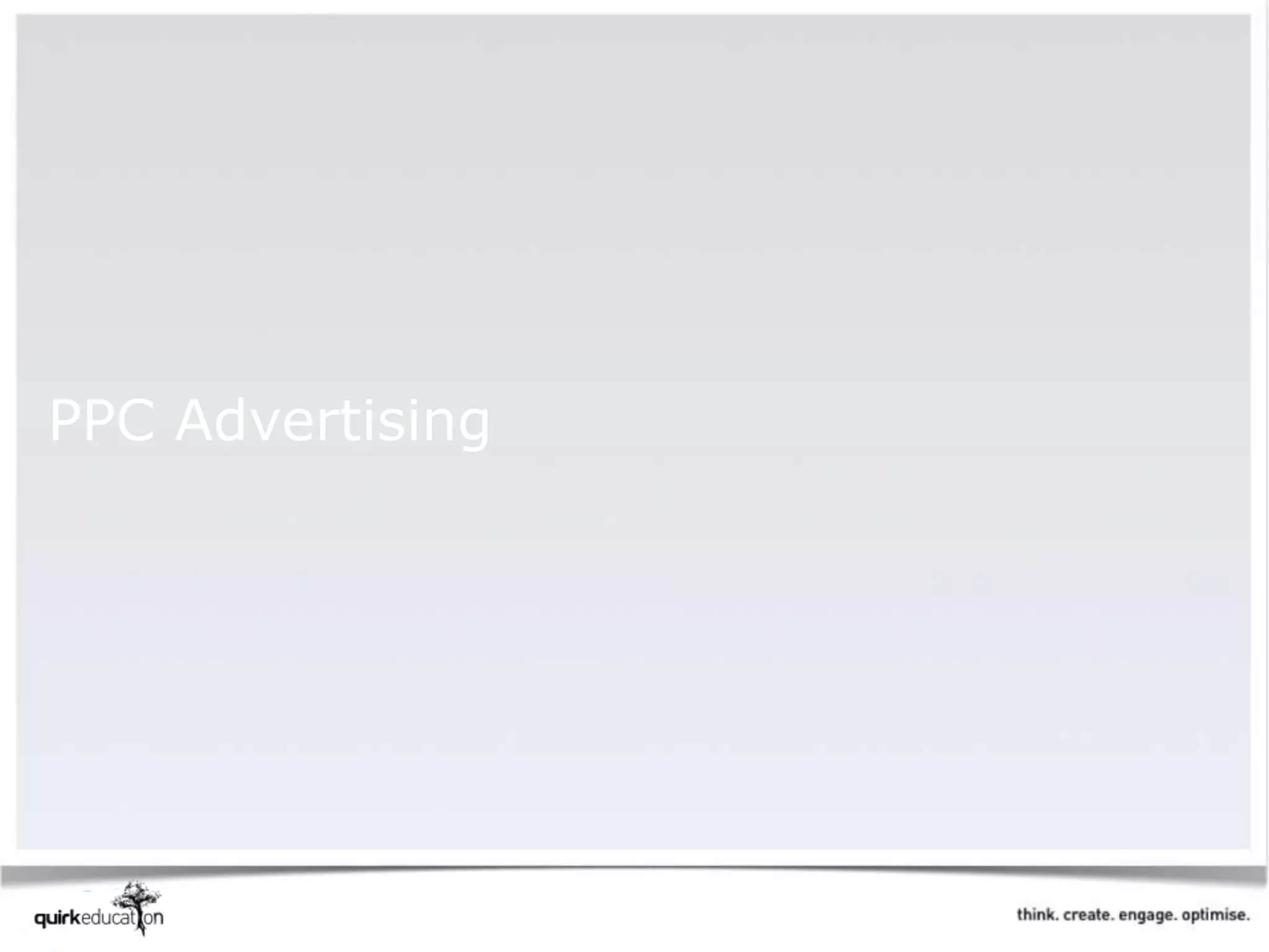 PPC Advertising
 