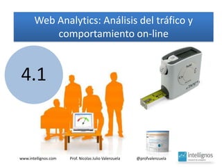 Web Analytics: Análisis del tráfico y comportamiento on-line,[object Object]