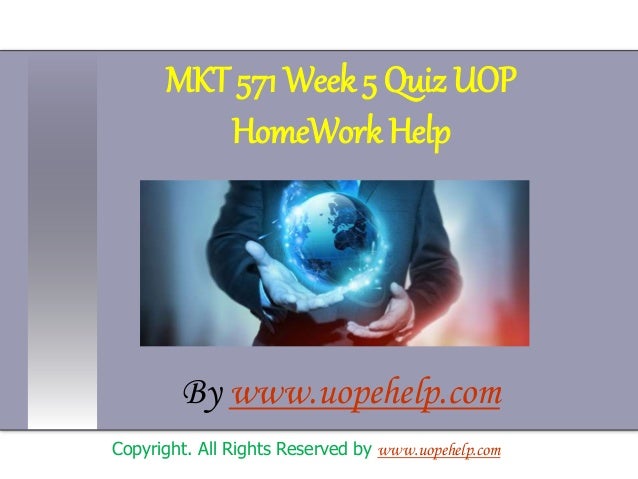 Homework help for uop