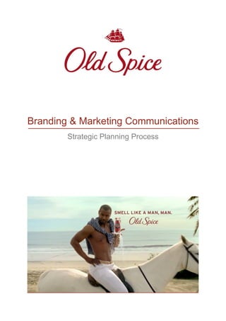 Branding & Marketing Communications
Strategic Planning Process
 