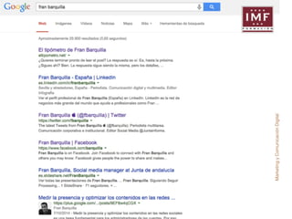 Marketing y Comunicación Digital 
 