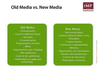 Marketing y Comunicación Digital 
 