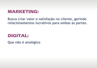 Palestra Marketing Digital 2012