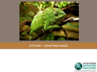 ATITUDE = ADAPTABILIDADE 
 