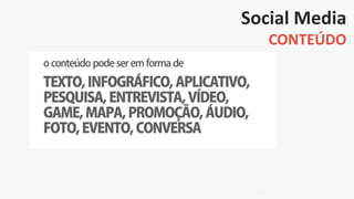 Social Media
CONTEÚDO
 