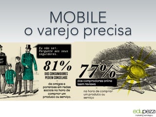 MOBILE
o varejo precisa
 