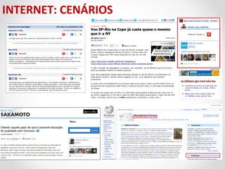 INTERNET: CENÁRIOS

 