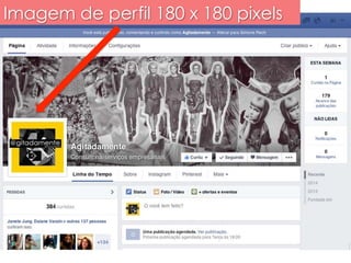 Imagem de perfil 180 x 180 pixels 
 