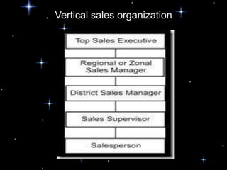 Vertical sales organization
 