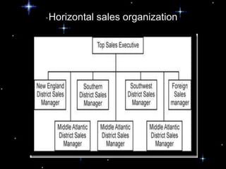 Horizontal sales organization
 