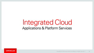 36Copyright © 2016 Oracle and/or its affiliates. All rights reserved. |
 