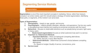 Service Level Segmentation Positioning Services in Competitive Markets | PDF