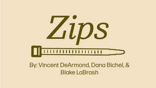 Sustainable Zip Ties Presentation
