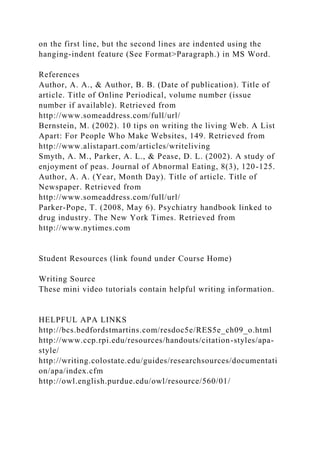 MKTG522—APA Guidelines and Writing TipsAPA Guidelines and Wr.docx