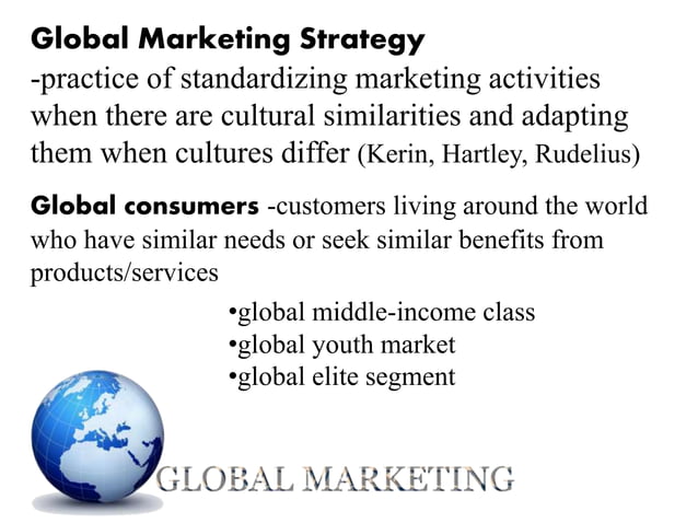 Global Marketing Strategy | PPT