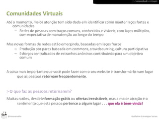 :: comunidades virtuais 