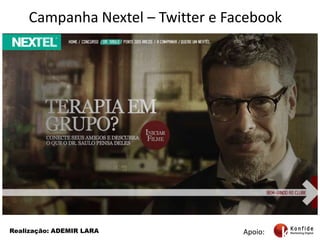 Facebook – Fan Page Konfidehttp://midiassociaisblog.com/index.php/a-arte-das-paginas-do-facebook.htmlApoio:Realização: ADEMIR LARA