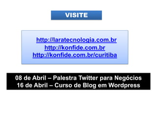 Enviar um tweet é como um e-mail para um amigo @ademirlara;