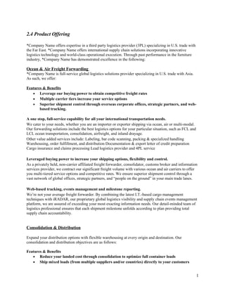 Sample Marketing Plan