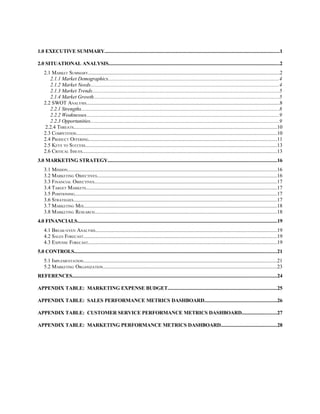 Sample Marketing Plan