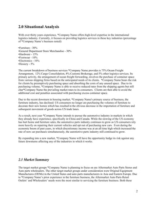 Sample Marketing Plan