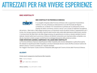 ATTREZZATI PER FAR VIVERE ESPERIENZE
 