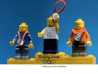 Ranking es lo mas importantes 
 