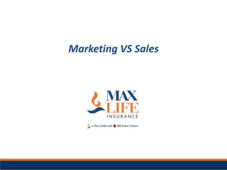 Marketing VS Sales
 