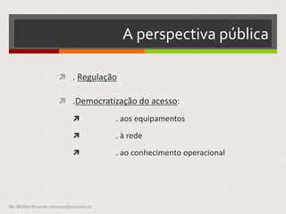 . A cultura da
internet
. Cybercultura
Me Militão Ricardo mrmaya@uol.com.br
 