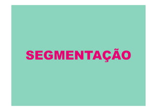 SEGMENTAÇÃO
 