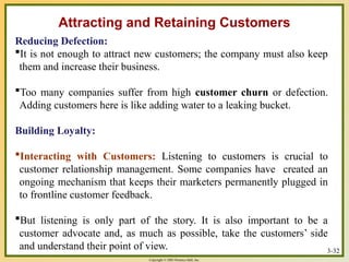 Chapter- Three (Creating Customer Value and Satisfaction) | PPTX