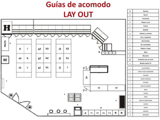 LAY OUT
FRUTA
n2
n1 n3
A| Sabritas
b Barcel
c Cacahuate
d Botana Local
e Dulces
f Bebidas
g Galletas y cereales
h Pan y repostería
i Desechables
j Ab comestibles
k Higiene y hogar
s Bebe
m Mascotas
ep Exhibidor piso de venta
u Mueble abierto FF
1 SALCHICHONERO
2 CARRIL DE AGUA O GARRAFONES
3 PALETEROS
4 CAJERO AUTOMATICO
5 REVISTERO
6 BARRA DE CONSUMO
7 BARCO
8 FRUTERO
9 KOXKA
10 BARRA DE COMIDA RAPIDA
11 HUEVERA
12 HIELERA
13 WIKENDER
14 MASCOTERO
c u1 u2 u3 U4 B R
1
3
4
5
8
9
10
d
a2
a1
i
b
c
g3
g2
g1
h3
h2
h1
j3
j2
j1
k2
k1
l
M
Guías de acomodo
LAY OUT
 