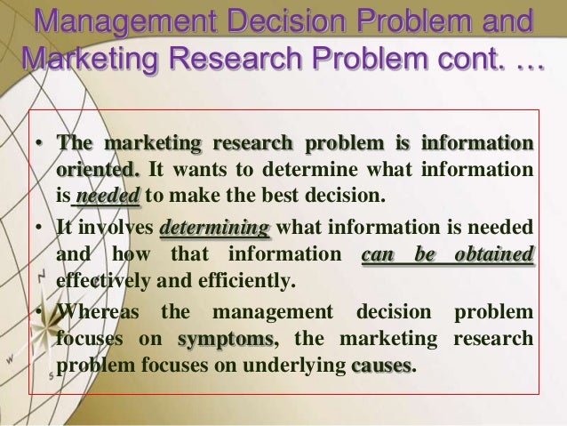 marketing research problem topics
