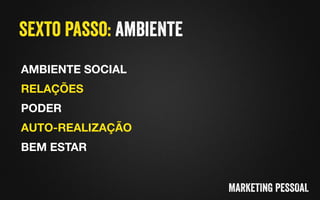 AMBIENTE SOCIAL	

RELAÇÕES	

PODER	

AUTO-REALIZAÇÃO	

BEM ESTAR	

 