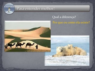Qual a diferença? 
Por que ou como ela existe? 
 